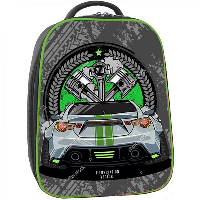 Ранець шкільний Bagland Turtle хакi суб.903 (13470)