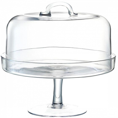 Тортовница с крышкой на ножке Serve G875-25-301 LSA 