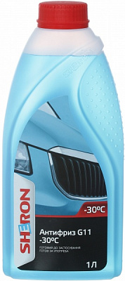 Антифриз SHERON -30 °C 1 л синий 990973