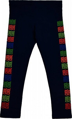 Лосины для девочек Lovetti 7728 р.128 черный 