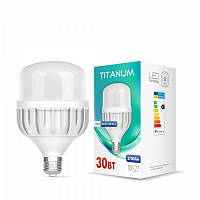 Лампа светодиодная TITANUM 30 Вт A100 матовая E27 220 В 6500 К 26394 