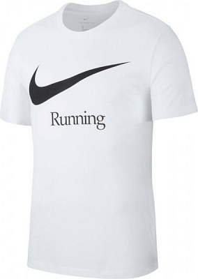 Футболка Nike M NK DRY RUN HBR CK0637-100 M белый