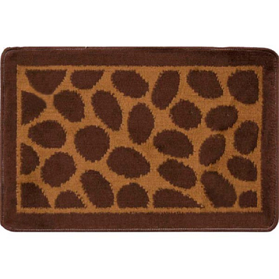 Килимок для ванної кімнати Dariana Каміння 40х60 коричневий