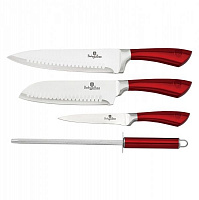 Набір ножів Metallic Line BURGUNDY Edition 4 предмети BH 2011 Berlinger