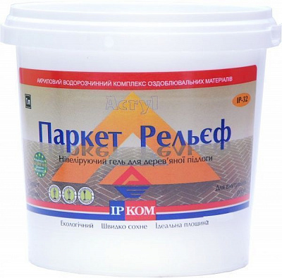 Ґрунт Ircom Decor Паркет-Рельєф ІР-32 безбарвний 1 л