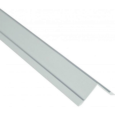 Уголок для плитки Braz Line внутренний алюминий 21 мм 2,7м серебро 