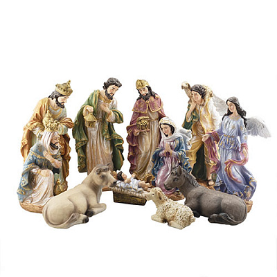 Статуэтка Decoline Вертеп рождественский F9912-1(P) 40 см 