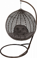 Кресло-кокон Фиеста 80х108х118 см с подушкой темно-коричневый