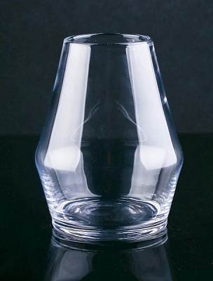 Ваза стеклянная прозрачная Ло 13х16 см Wrzesniak Glassworks