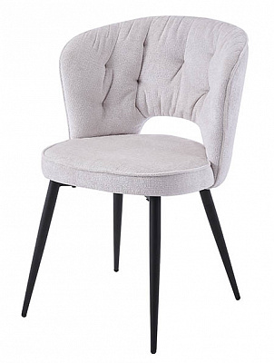 Стілець Альдо 590х590х820 мм молочний / чорний