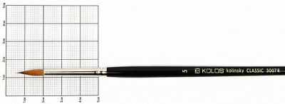 Пензлик круглий Classic 3007R № 5 Kolos