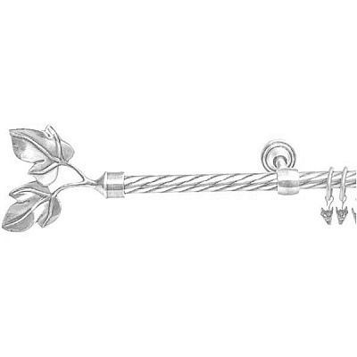 Карниз Bella Vita HS-F-134 Листок матовий нікель 2 м