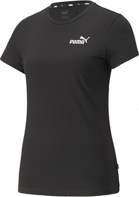 Футболка Puma ESS+ EMBROIDERY TEE PUMA BLACK 84833101 р.L черный