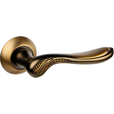 Ручка на розетці Linde A-2011 матова бронза