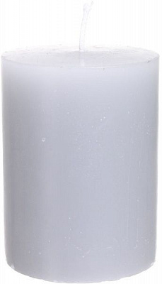 Свічка Циліндр сіра 8х6,4 см ESTE