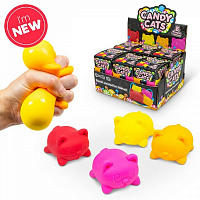 Игрушка-антистресс OneForFun Сквиш Неоновые Котята с ароматом 38670