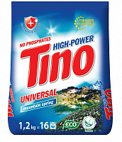 Порошок для машинного та ручного прання Tino High-Power Mountain spring 1,2 кг 