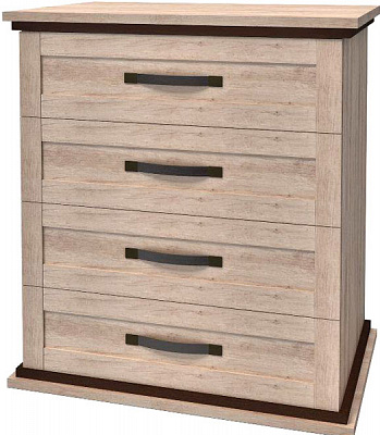 Комод Aqua Rodos Skipper SkKom4S-90 дуб небраска/дуб небраска 