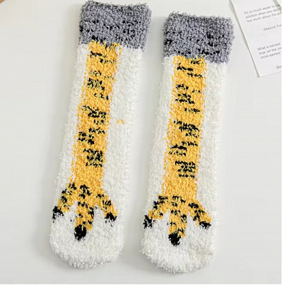 Носки детские HW размер 19-34 (14-22 см) р. one size бело-желтый