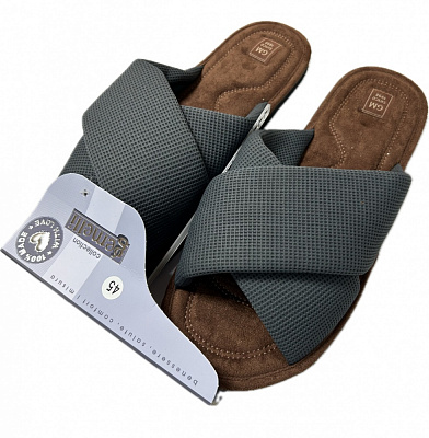 Тапки домашние Gemelli Марсель р.44 серый