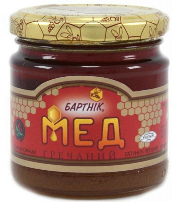 Мед Бартнік гречневый 250 г
