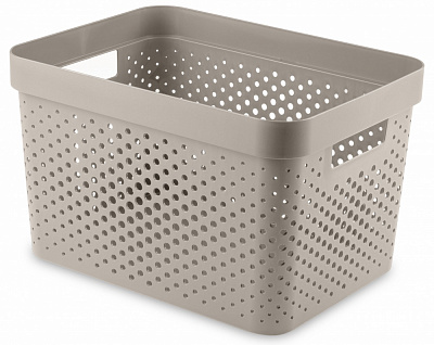 Кошик для зберігання Curver 264065 бежевий Infinity 17 л 220x360x270 мм