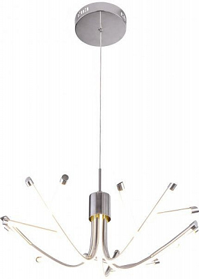 Люстра світлодіодна Геотон GTN-612А/5Р 48169 72 Вт хром