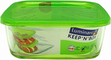 Емкость для еды 1170мл квадратная Keep'n'Box Luminarc