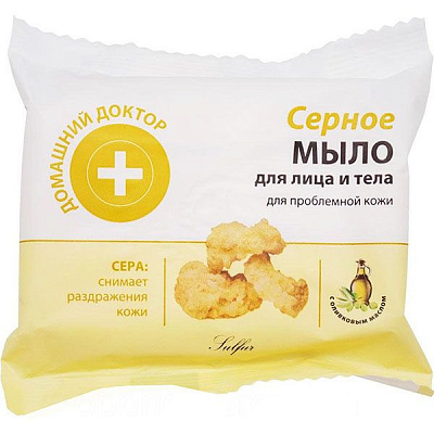 Мило Домашний доктор Сірчане для проблемної шкіри