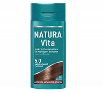 Бальзам оттеночный Natura Vita Натуральный Русый 5.0 150 мл