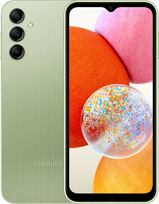 Смартфон Samsung Galaxy A14 4/128GB light green (SM-A145FLGVSEK)