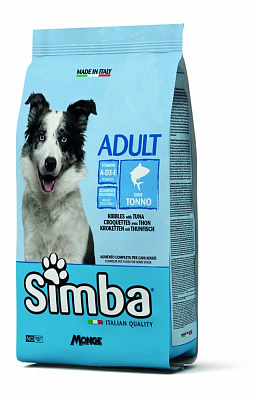 Корм сухой Monge для взрослых собак с тунцом 20 кг