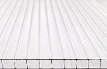 Полікарбонат стільниковий Sototherm 1УФ ПК 4мм 2000x1050мм прозорий 