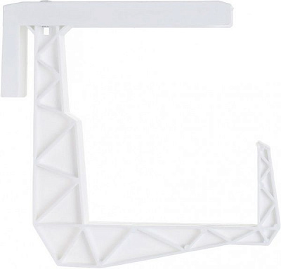 Кріплення для балконного ящика Тарлев пластикове 21х2,5x19 см білий