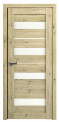 Дверное полотно Dverona 501 ПО 800 мм дуб классический 