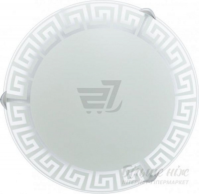 Світильник настінно-стельовий УТ Сяйво НПБ Греція 4x60 Вт E27 білий 5006