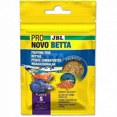 Корм JBL® у пластівцях Pronovo Betta Flake S 20 мл