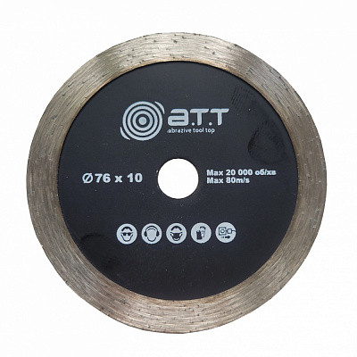 Диск алмазний відрізний A.T.T. по кераміці 76x2,0x10