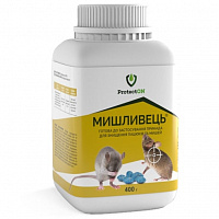 Родентицидний засіб від мишей ProtectON брикети парафінові Мишливець 400 г