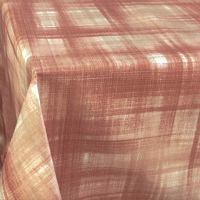 Скатертина PARIS Клітинка теракот 110x133 см La Nuit