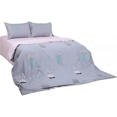 Комплект постільної білизни Pineapple 1,5 блакитний La Nuit