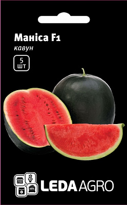 Семена LedaAgro арбуз Маниса F1 тип Шуга Бейби 5 шт.