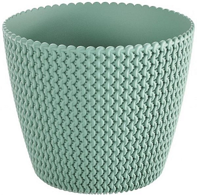 Горшок пластиковый Prosperplast Splofy круглый 1,7л шалфей (11800-623) 