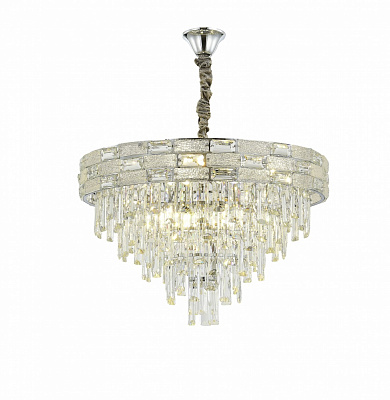 Люстра стельова Sensio Lilya Lux 8xE14 прозорий PA-K8585-600