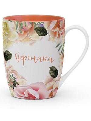 Чашка іменна Флора 026-Вероника Be Happy