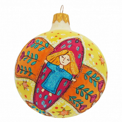 Ялинкова іграшка Мрія 80 мм мульті К-1674-80