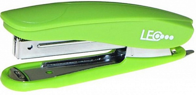 Степлер №10 / 5 L3015-09 салатовый LEO