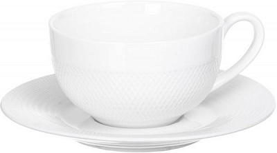 Чашка с блюдцем Diamond 140 мл BA1137+BA1047 Fiora