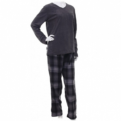 Костюм домашній чоловічий La Nuit Basic Check р. XL сірий
