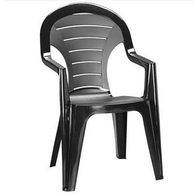 Стул пластиковый Curver Bonaire 218093 93x56x57 см антрацит  